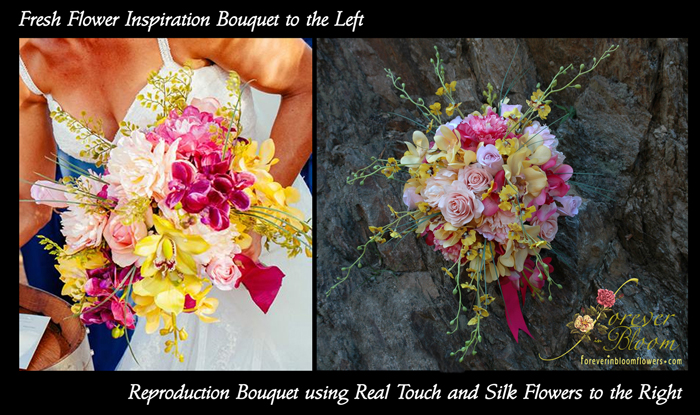 Forever in Bloom Specializes in Custom Real Touch Silk Flowers